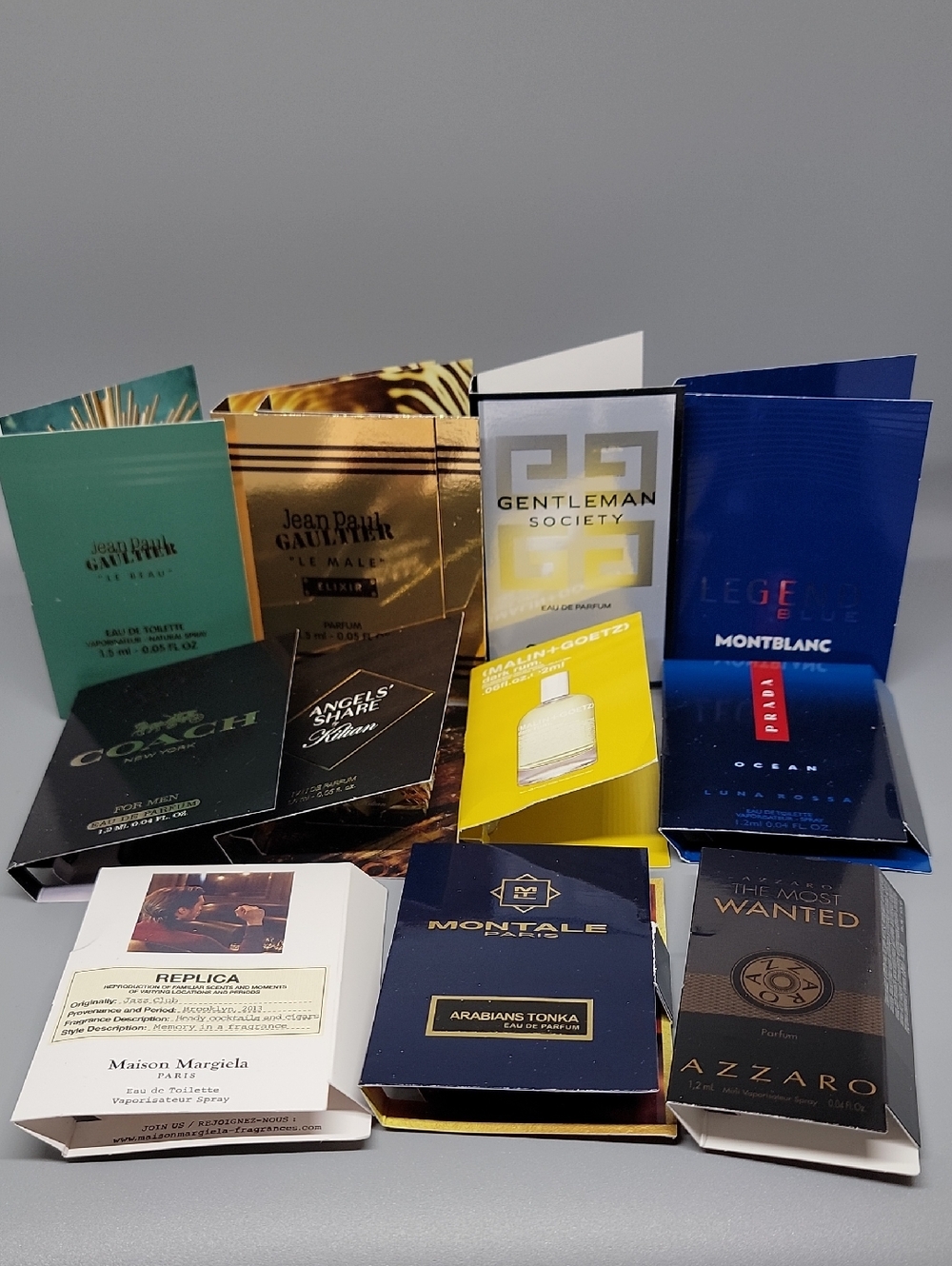 12 pc. Men's Fragrance Sampler